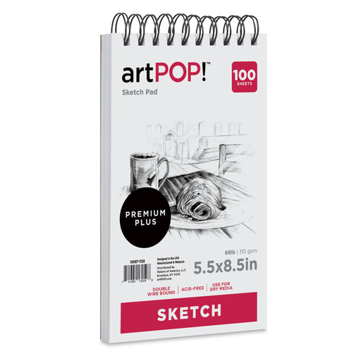 artPOP! Sketch Pad - 5-1/2" x 8-1/2", 100 sheets View 1