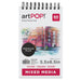 artPOP! Mixed Media Pad - 5-1/2" x 8-1/2", 60 sheets, front of pad