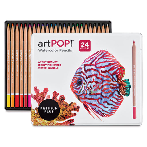 artPOP! Premium Plus Watercolor Pencils - Set of 24 View 1