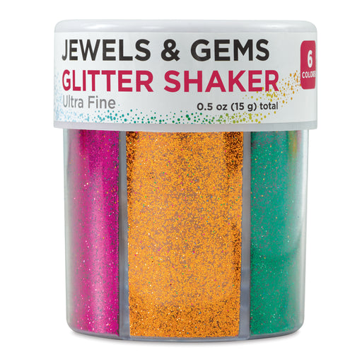Glitter Shaker - Jewels & Gems, 0.5 oz View 2