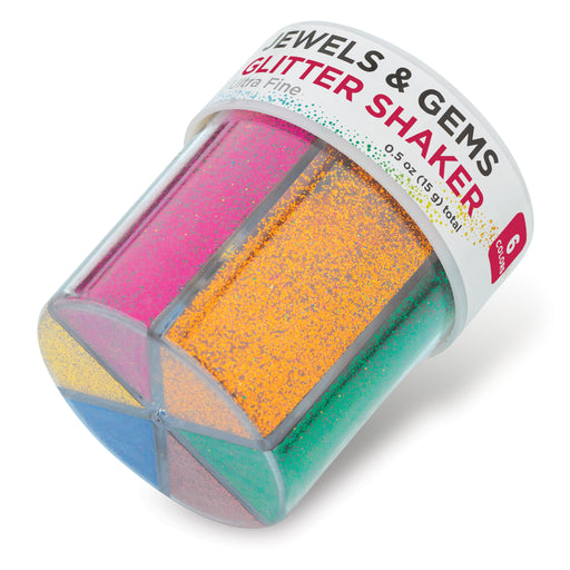 Glitter Shaker - Jewels & Gems, 0.5 oz, side of shaker View 1