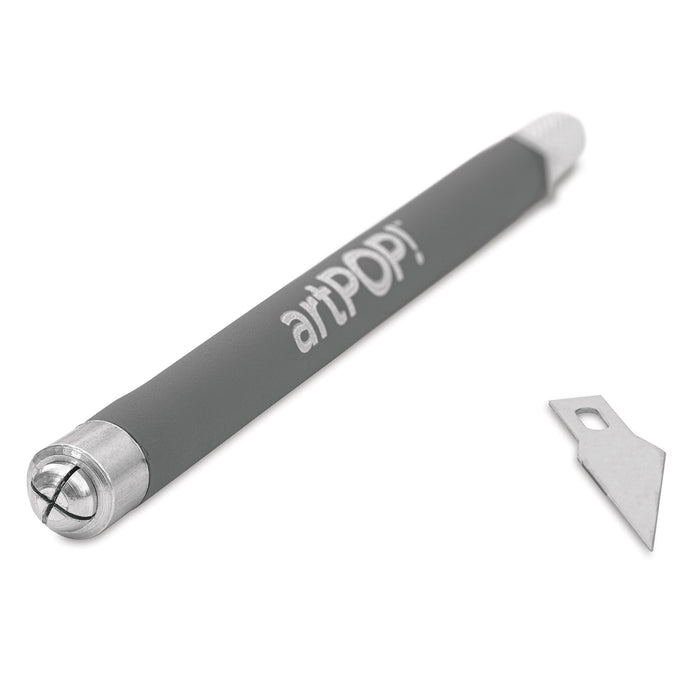 artPOP! Detail Knife - Grey, blade out of handle