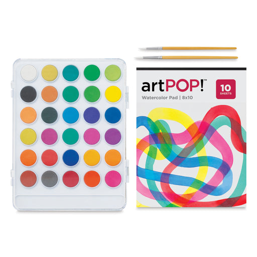 artPOP! Watercolor Kit (Kit contents out of packaging) View 2