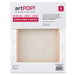 artPOP! Stretched Canvas Pack - 8" x 10", Pkg of 5 (Back of packaging)