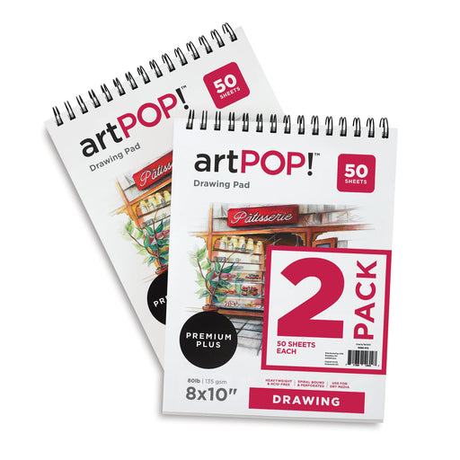 artPOP! Drawing Pads - 8" x 10", Pkg of 2 View 1