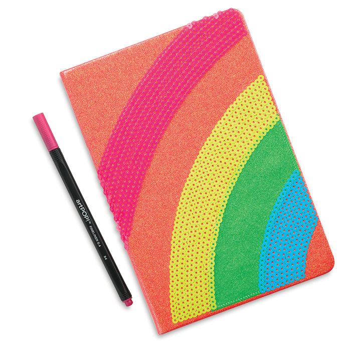 artPOP! Rainbow Hardcover Notebook (notebook with pen, not included)