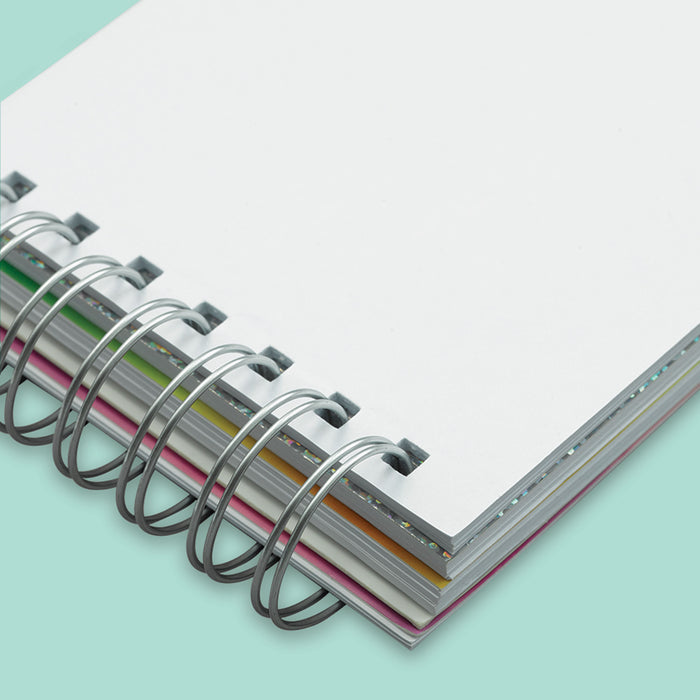 artPOP! Rainbow Notepad (close-up of spiral binding)