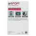 artPOP! 3-Tier Rolling Cart - Green (Front of packaging, Angled)