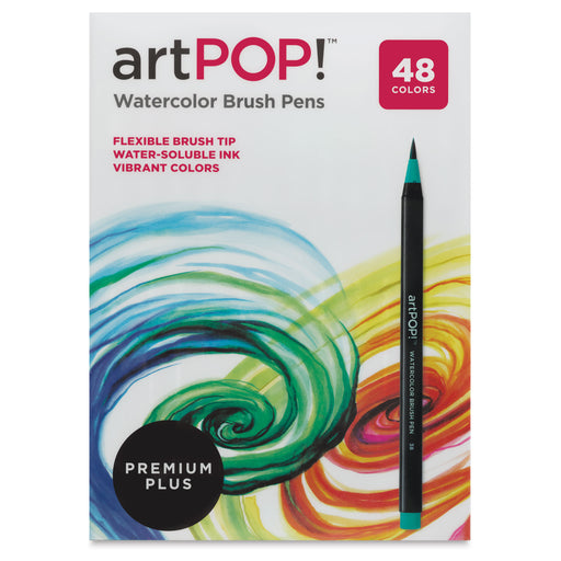 artPOP! Watercolor Brush Pens - Set of 48 (Front of package) View 2