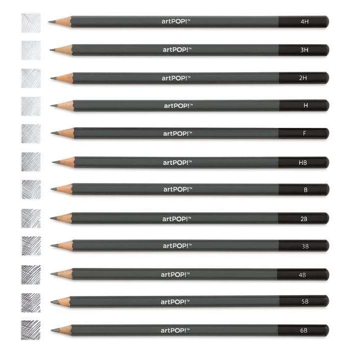 artPOP! Drawing Pencils - Set of 12 (included pencils with sample swatches)
