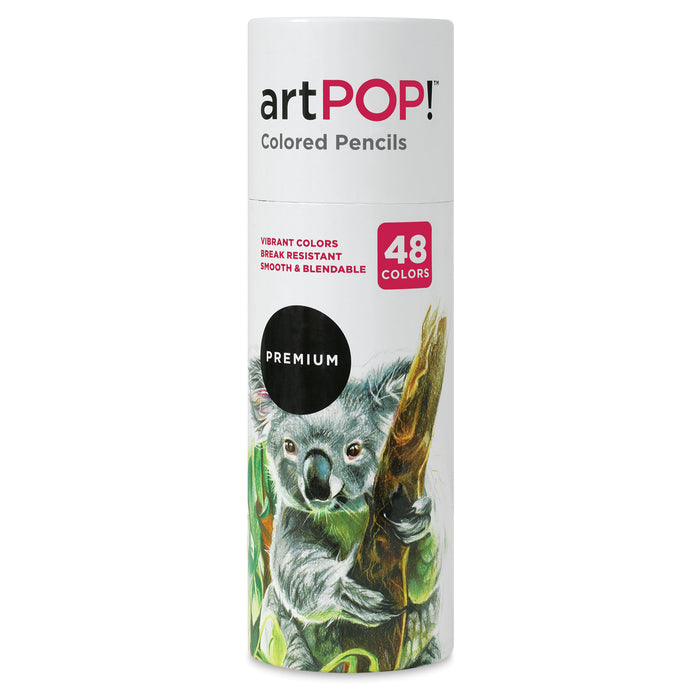 artPOP! Premium Colored Pencils - Set of 48 (front of canister)