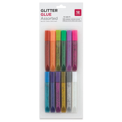 Glitter Glue, Set of 12 (In package) View 2