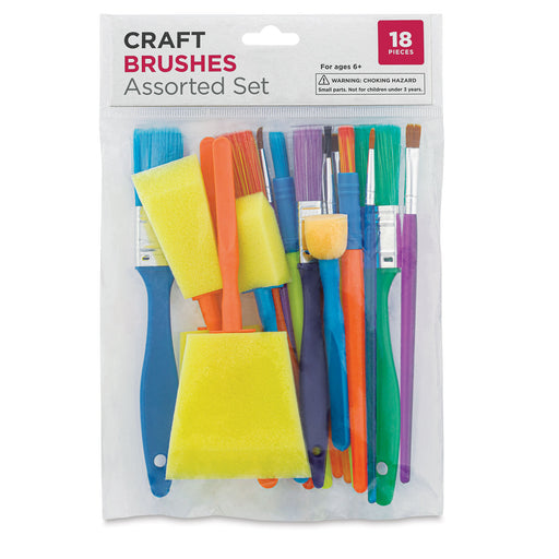 Craft Brush Assorted Set (Front of packaging) View 2