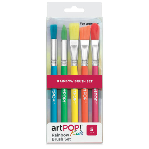 artPOP! Kids Rainbow Brush Set (In package) View 2