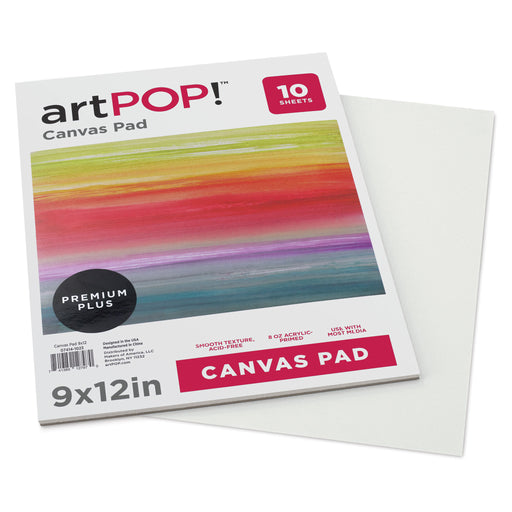 artPOP! Canvas Pad - 9" x 12", 10 Sheets View 1