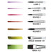 artPOP! Premium Plus Synthetic Watercolor Brush Set (Swatches with brush sizes in set)