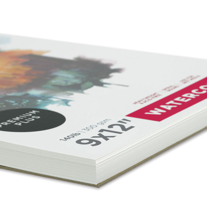 artPOP! Watercolor Spiral Bound Pads - 9" x 12", 30 sheets, Pkg of 2 (Corner of pad)