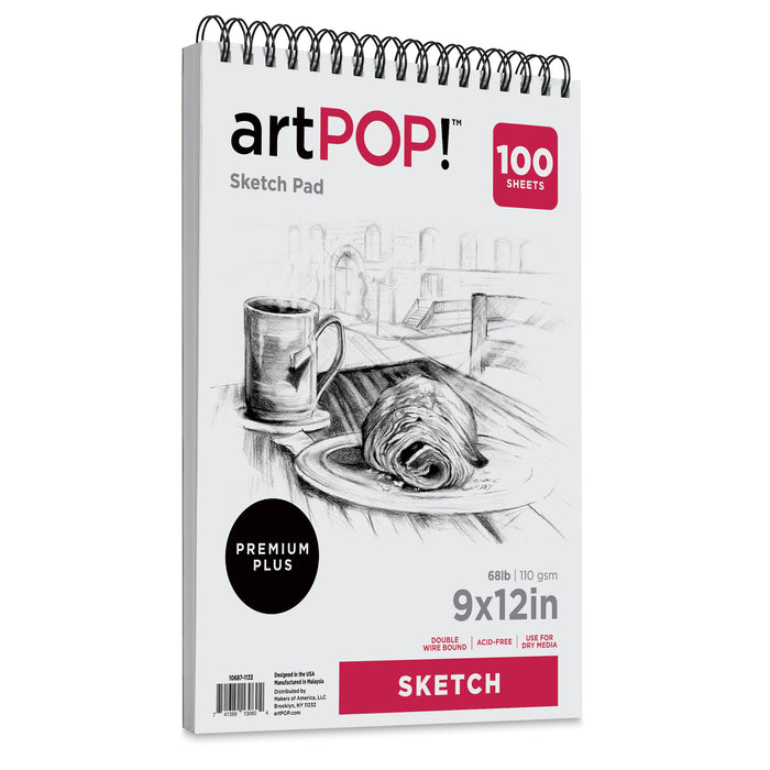 artPOP! Sketch Pad - 9" x 12", 100 sheets