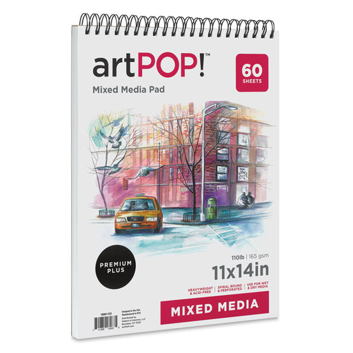 artPOP! Mixed Media Pad - 11" x 14", 60 sheets View 1