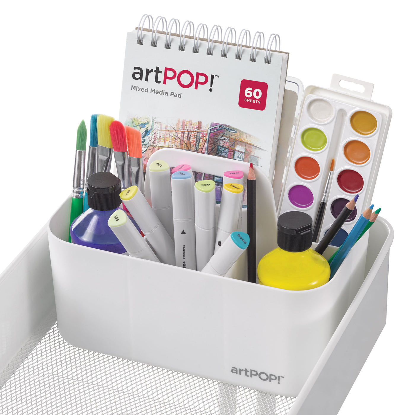 Stackable Storage Caddies - Set of 2 | artPOP!