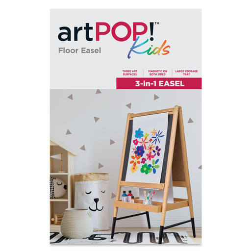 artPOP! Kids 3-in-1 Floor Easel, front of packaging View 2