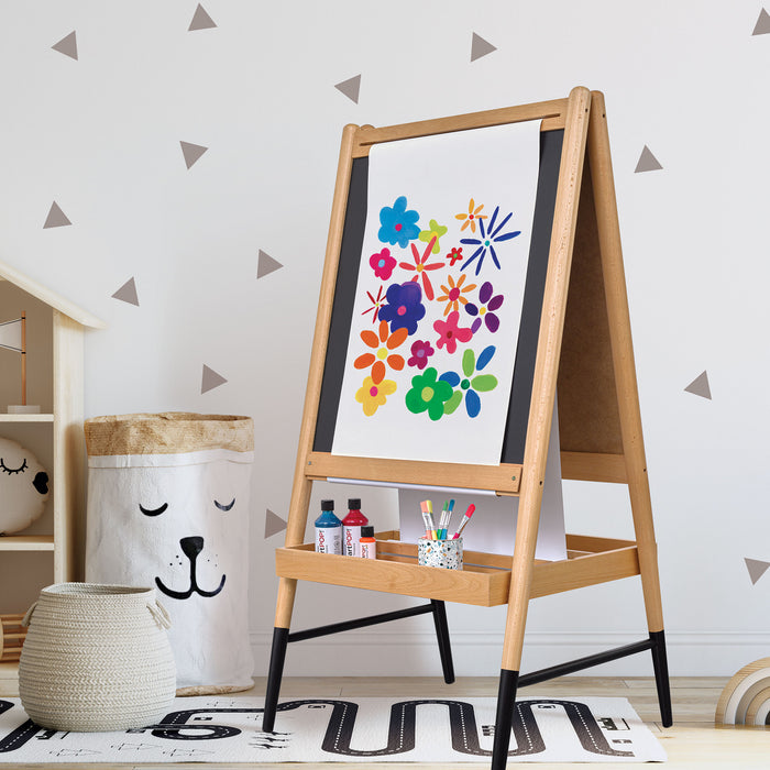 artPOP! Kids 3-in-1 Floor Easel, set up in a child's room