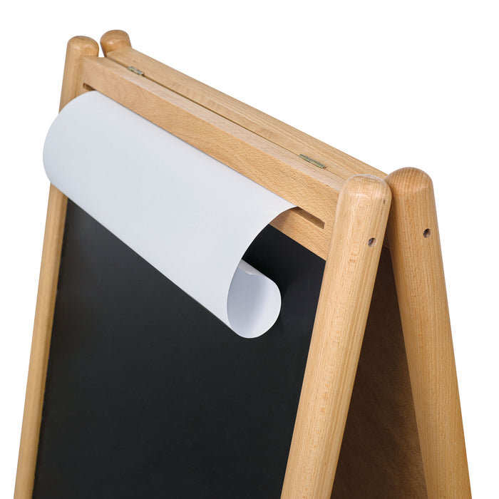 artPOP! Kids 3-in-1 Floor Easel, paper being dispensed from top of easel