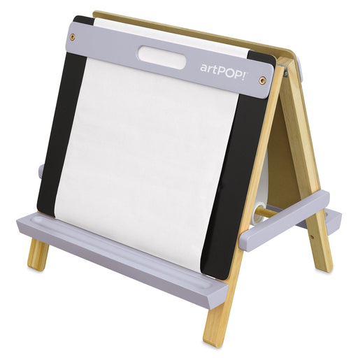 artPOP! Kids 3-in-1 Tabletop Easel - Misty Lilac, front of easel View 1