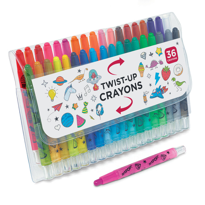 artPOP! Twist-Up Crayon Set - Set of 36