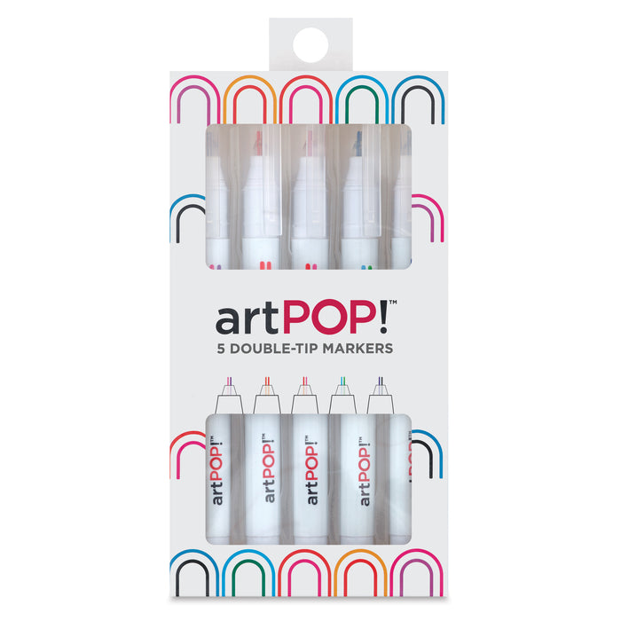 artPOP! Double Tip Markers - Set of 5, front of packaging