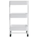 artPOP! 3-Tier Rolling Cart - White (Front of cart)