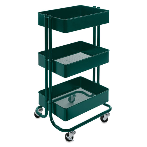 artPOP! 3-Tier Rolling Cart - Green View 1