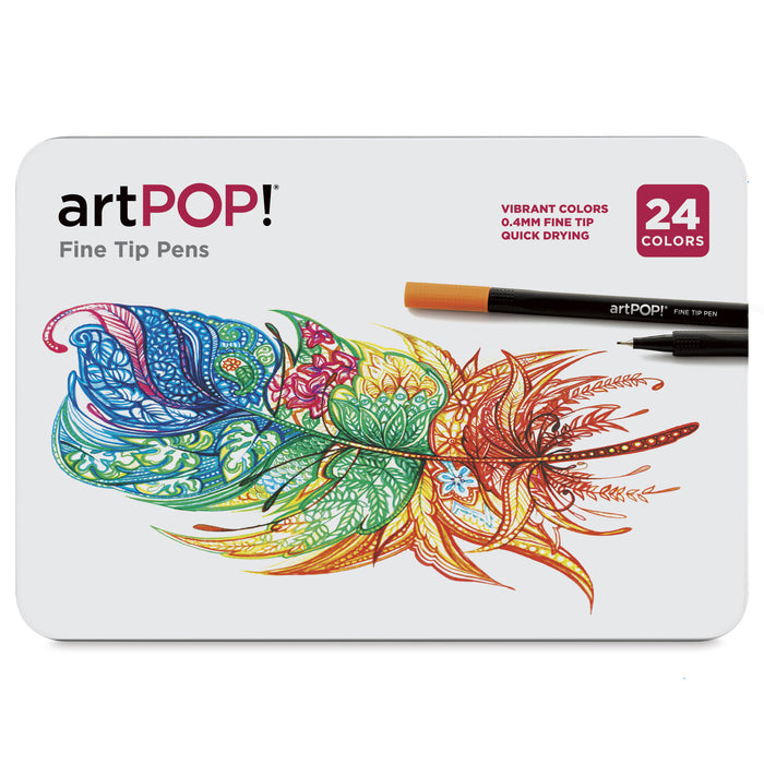 artPOP! Fineliner Pens - Set of 24 (front of package)