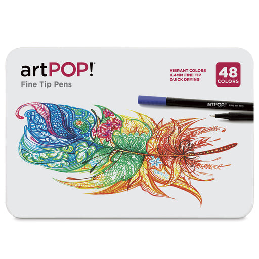 artPOP! Fineliner Pens - Set of 48 (front of package) View 2