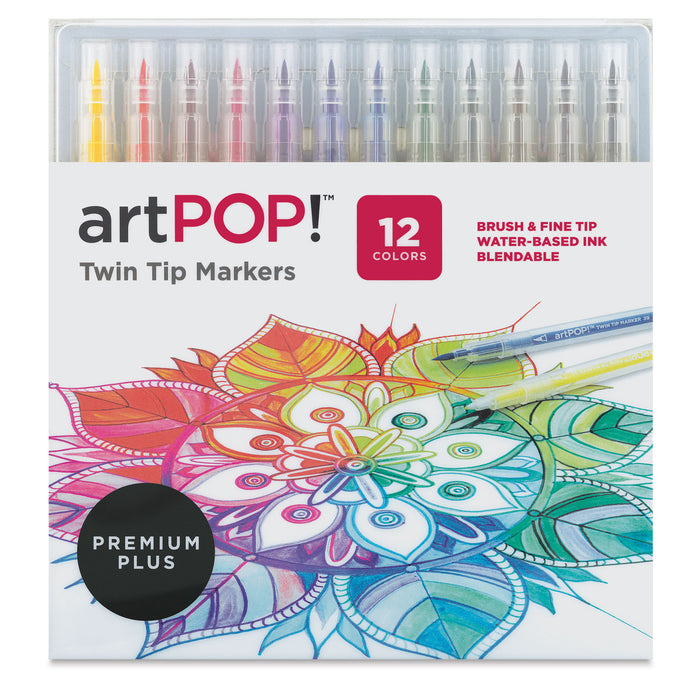 artPOP! Twin Tip Markers - Set of 12 (Front of package)