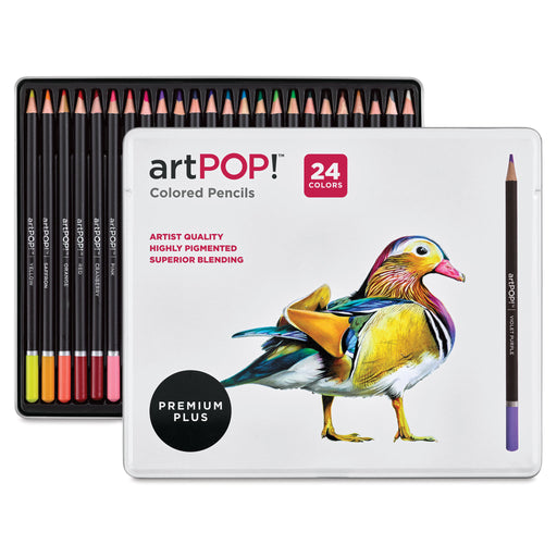 RoseArt 1055WA-4 Colored Pencils, Pull'n'Pop Display Pack, 100 Colors, 100 /Set