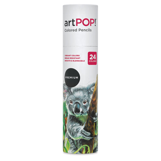 artPOP! Premium Colored Pencils - Set of 24 (front of canister) View 2