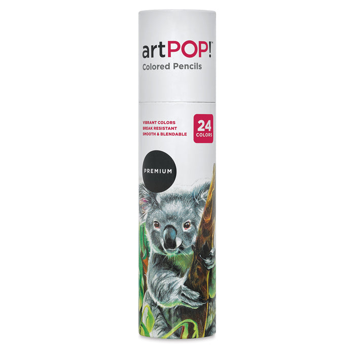 artPOP! Premium Colored Pencils - Set of 24 (front of canister)