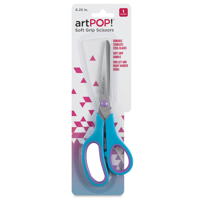 artPOP! Soft Grip Scissors - 8-1/4", in packaging