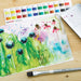 artPOP! Watercolor Half Pan Sets - Set of 12, Half Pans (Set with watercolor flower artwork)