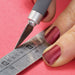 artPOP! #11 Detail Knife Blades, construction paper being cut with detail blade