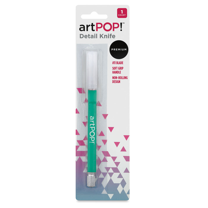 artPOP! Detail Knife - Green, in packaging