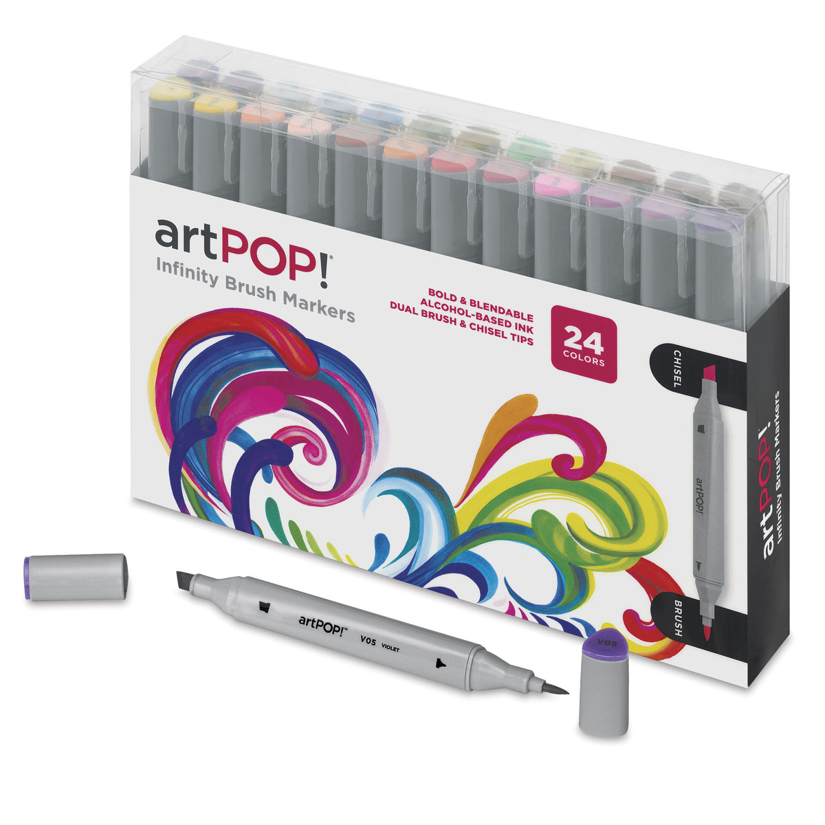 Infinity Brush Markers, Set of 24 | artPOP!