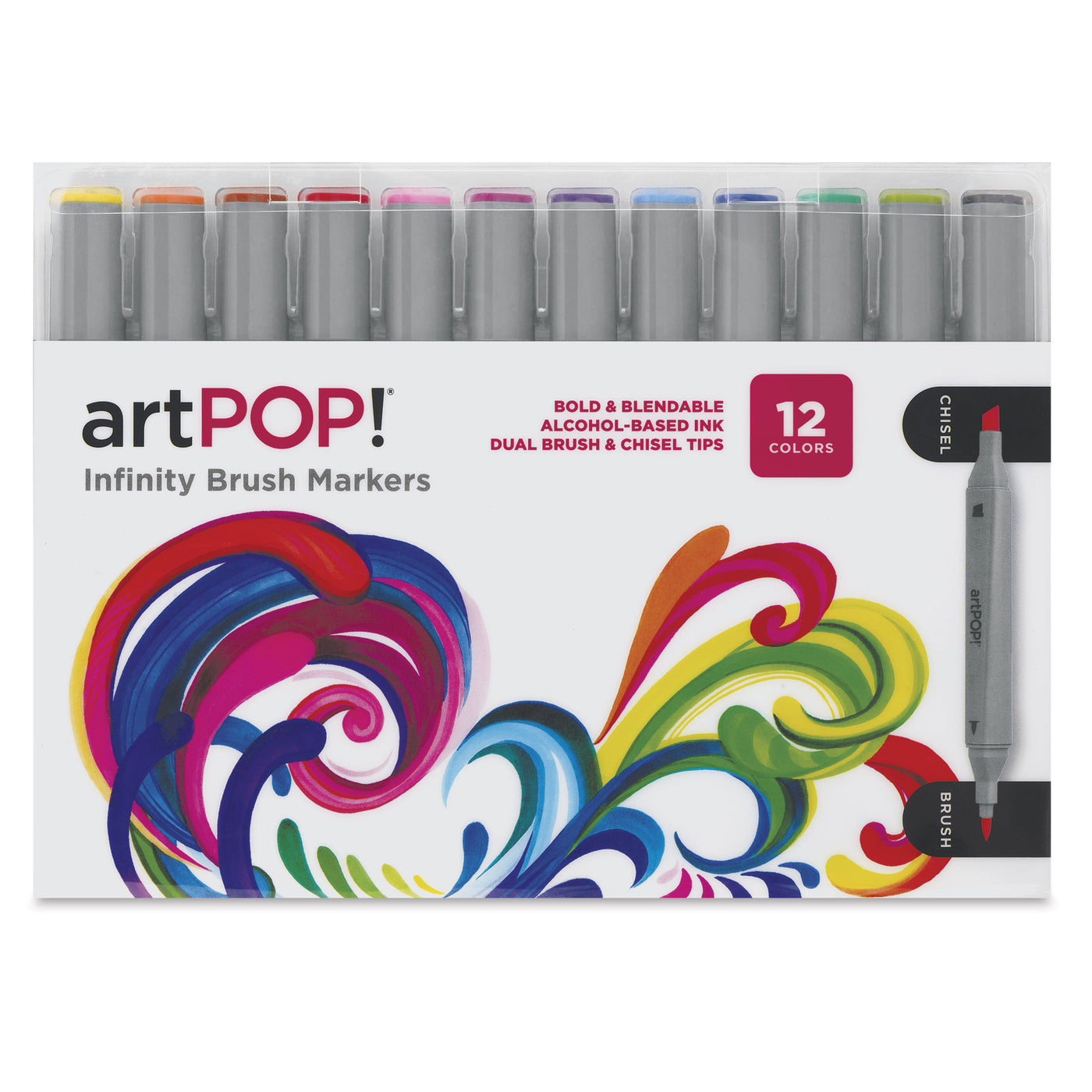Infinity Brush Markers, Set of 12 | artPOP!