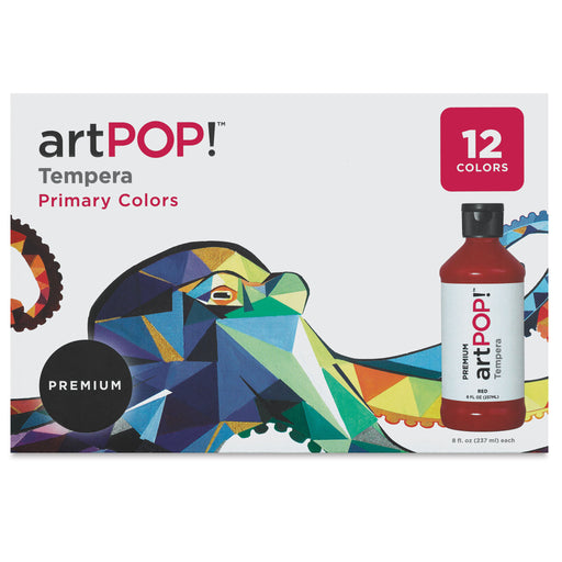 artPOP! Tempera Paint Set - Set of 12 (Front of packaging) View 2