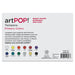 artPOP! Tempera Paint Set - Set of 12 (Back of packaging)