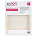 artPOP! Stretched Canvas Pack - 11" x 14", Pkg of 5 (Back of packaging)