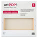 artPOP! Stretched Canvas Pack - 12" x 12", Pkg of 5 (Back of packaging)