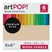 artPOP! Wood Panel Pack - 6" x 6", Pkg of 6 (Front of packaging)