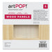 artPOP! Wood Panel Pack - 6" x 6", Pkg of 6 (Back of packaging)